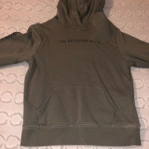 Cotton on Notorious B.I.G hoodie size 5 good condition